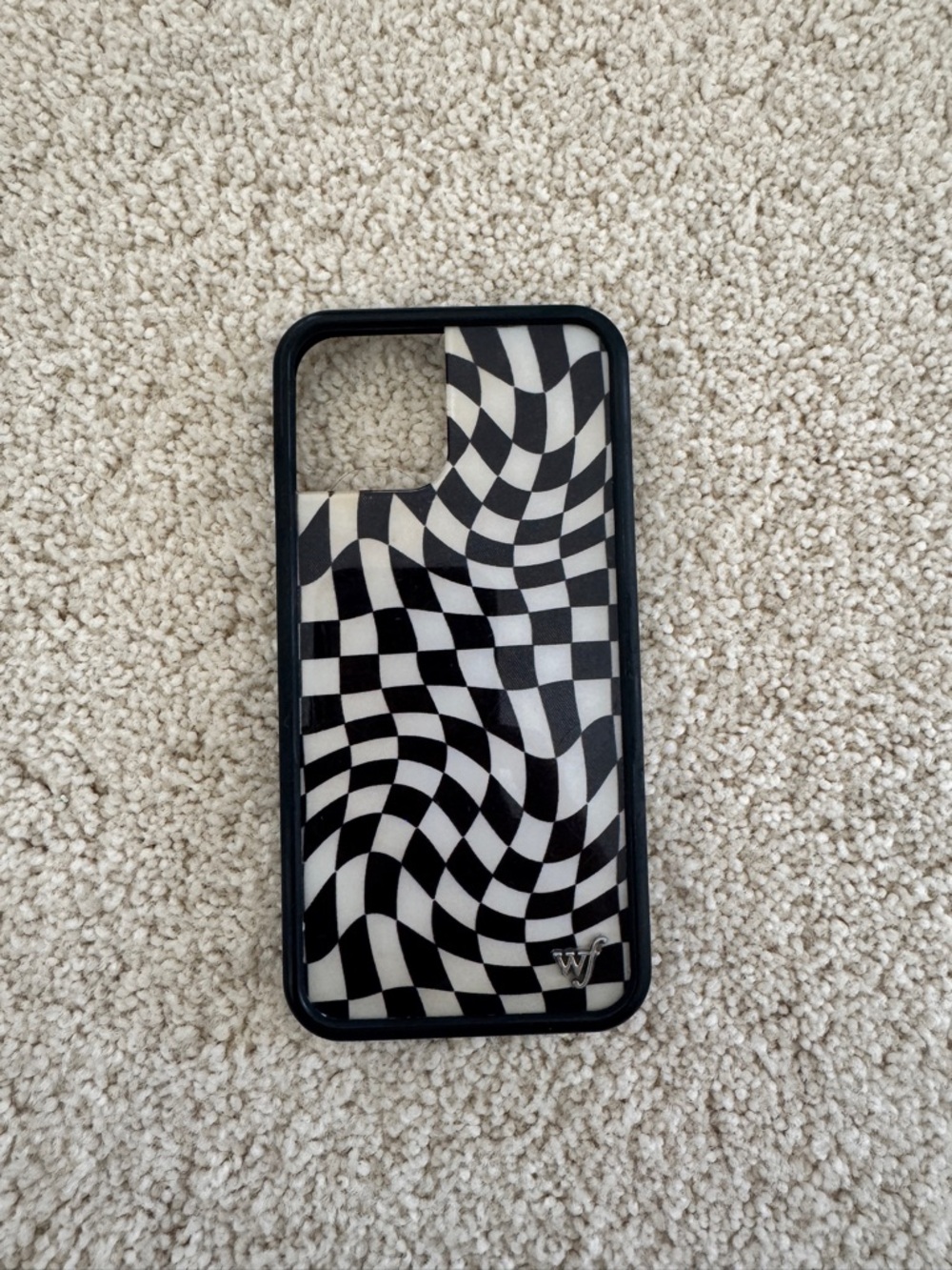 Wildflower Crazy Checkers iPhone 12/12 Pro Case